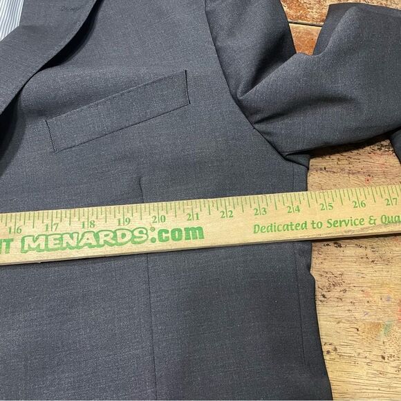 Brooks Brothers Mens Sport Coat Charcoal Gray Explorer Madison Fit Wool Sz‎ 48R - Picture 4 of 12